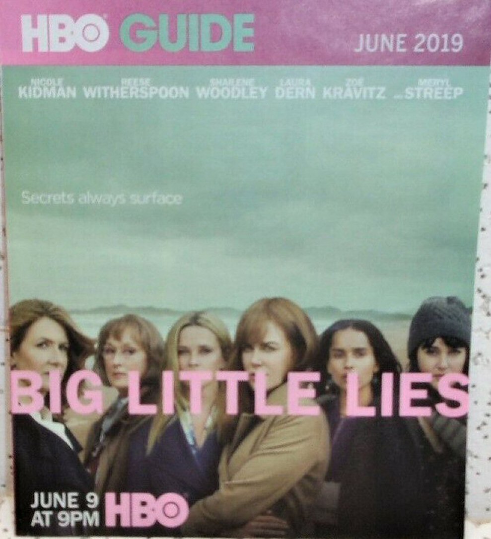 HBO magazine side cover  June 2019