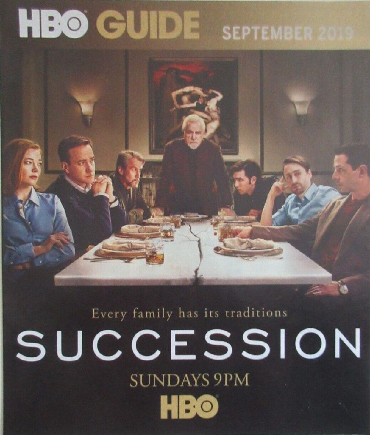 HBO magazine side cover  September 2019