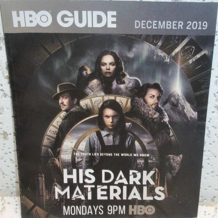 HBO magazine side cover  December 2019