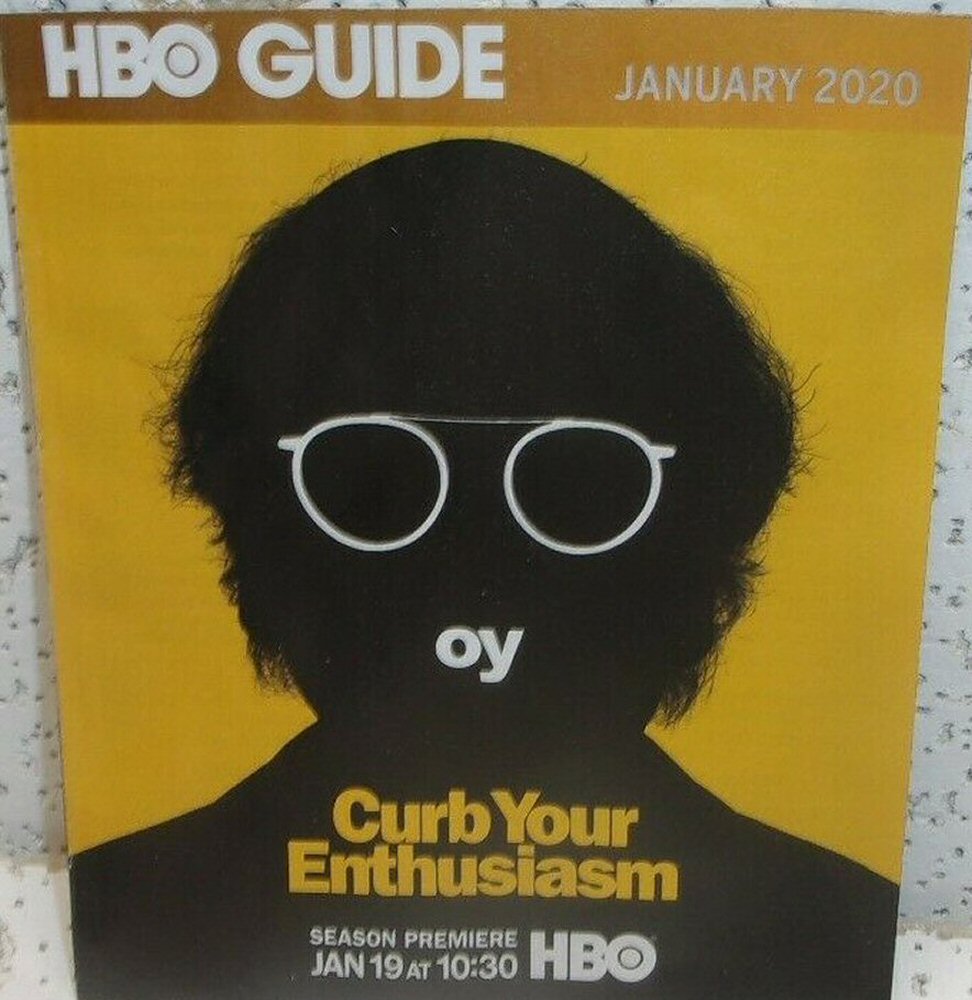 HBO magazine side cover  January 2020