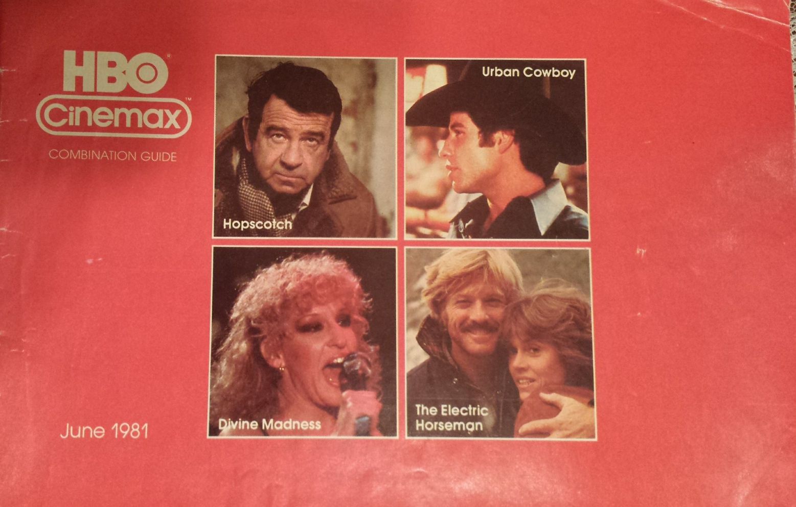 HBO CINEMAX magazine side cover  June 1981