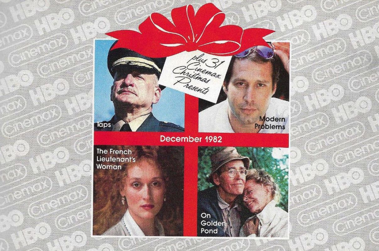 HBO CINEMAX magazine side cover  December 1982