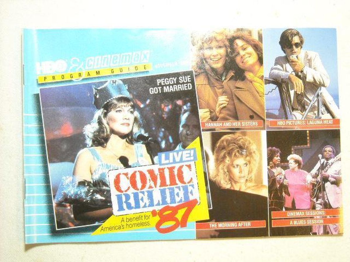 HBO CINEMAX magazine side cover  November 1987