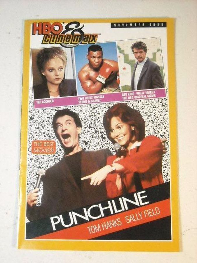HBO CINEMAX magazine side cover  November 1989