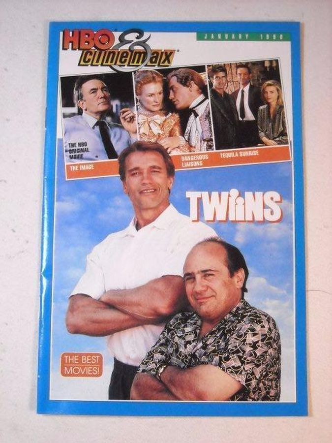 HBO CINEMAX magazine side cover  January 1990