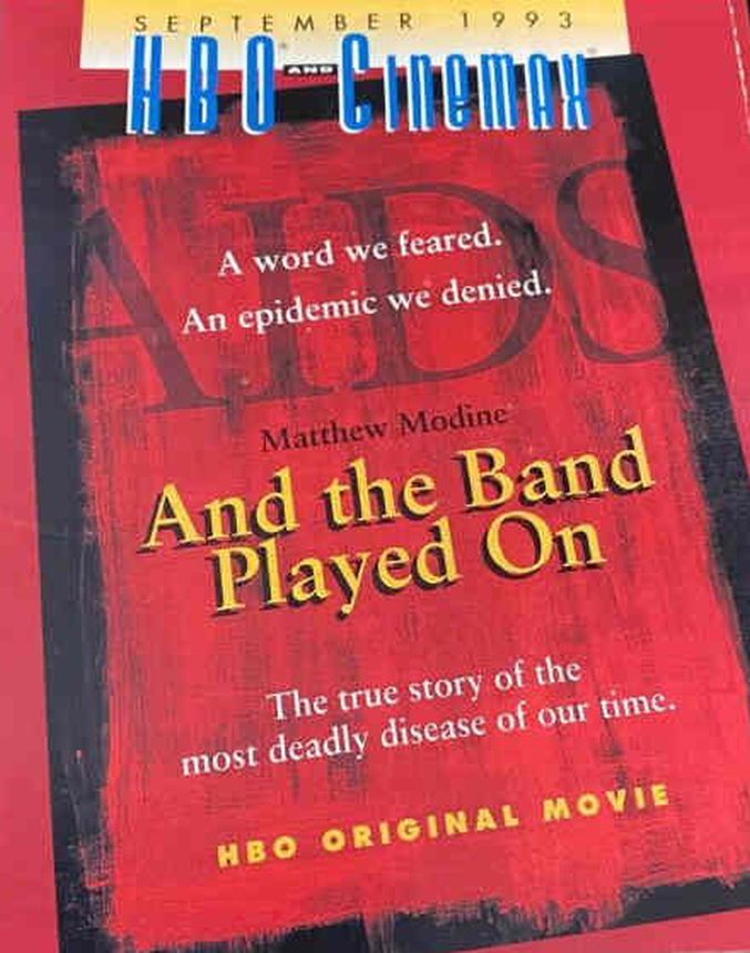 HBO CINEMAX magazine side cover  September 1993