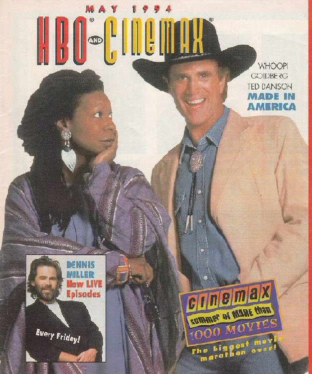 HBO CINEMAX magazine side cover  May 1994