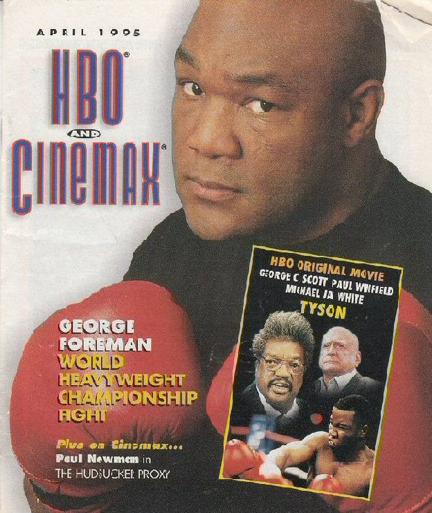 HBO CINEMAX magazine side cover  April 1995