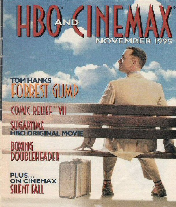 HBO CINEMAX magazine side cover  November 1995