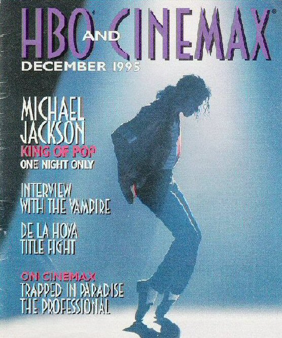 HBO CINEMAX magazine side cover  December 1995
