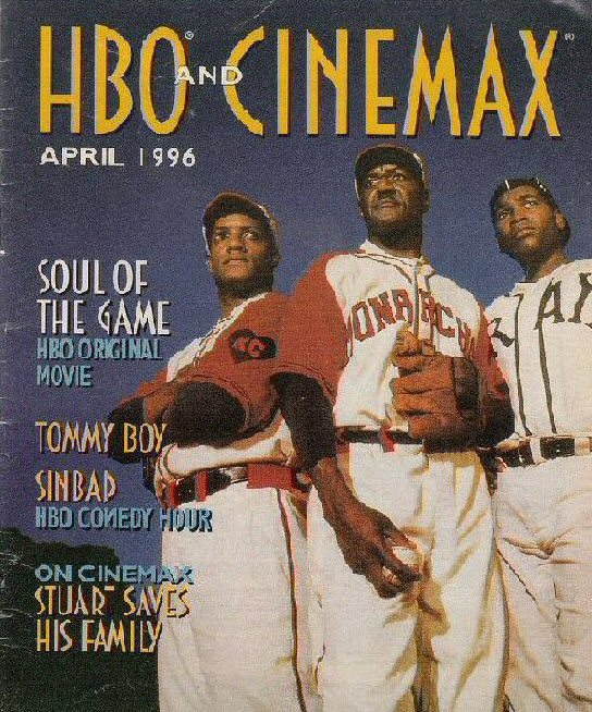 HBO CINEMAX magazine side cover  April 1996