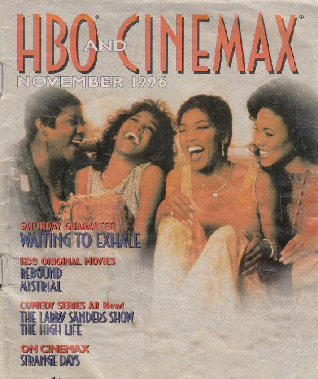HBO CINEMAX magazine side cover  November 1996