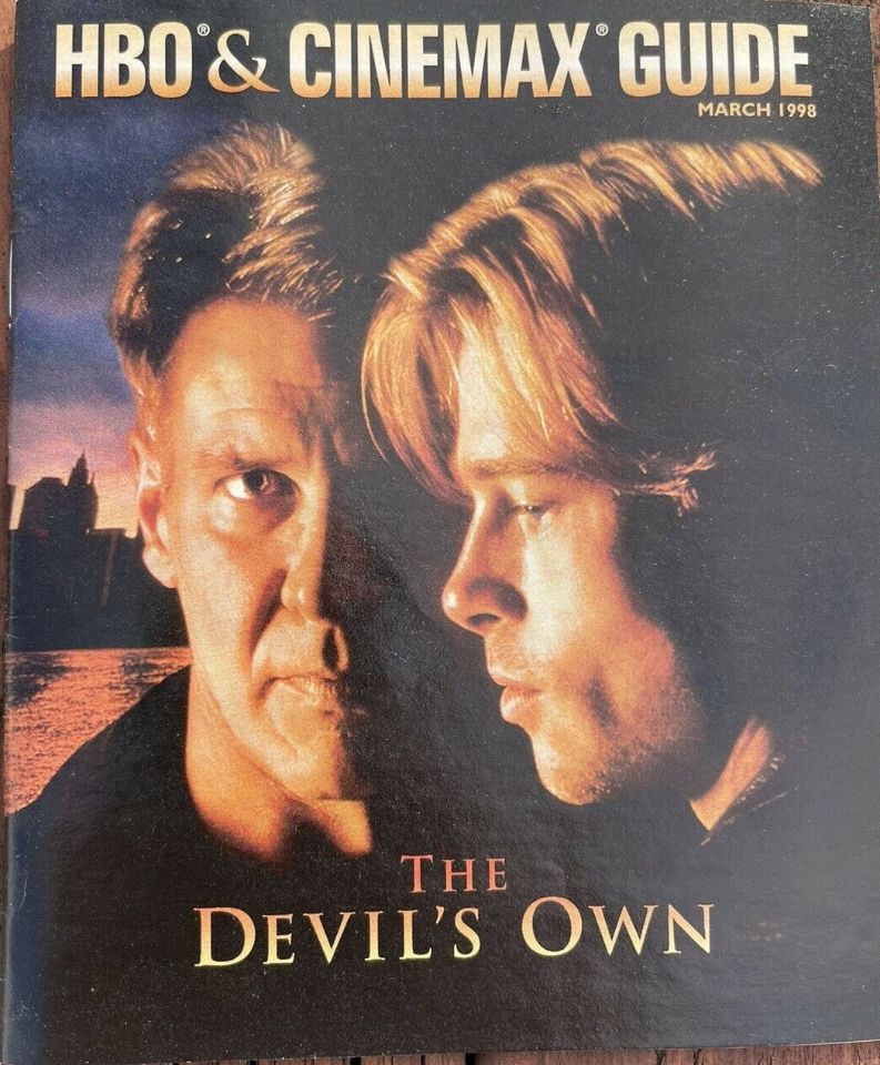 HBO CINEMAX magazine side cover  March 1998