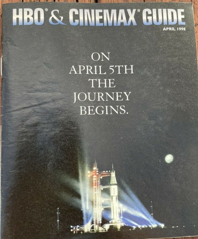 HBO CINEMAX magazine side cover  April 1998