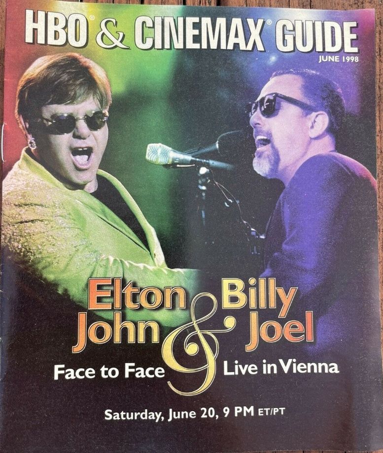 HBO CINEMAX magazine side cover  June 1998