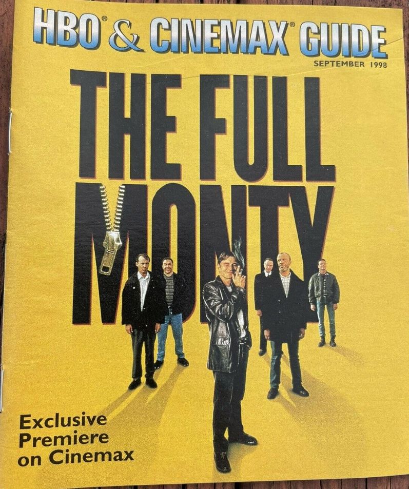 HBO CINEMAX magazine side cover  September 1998