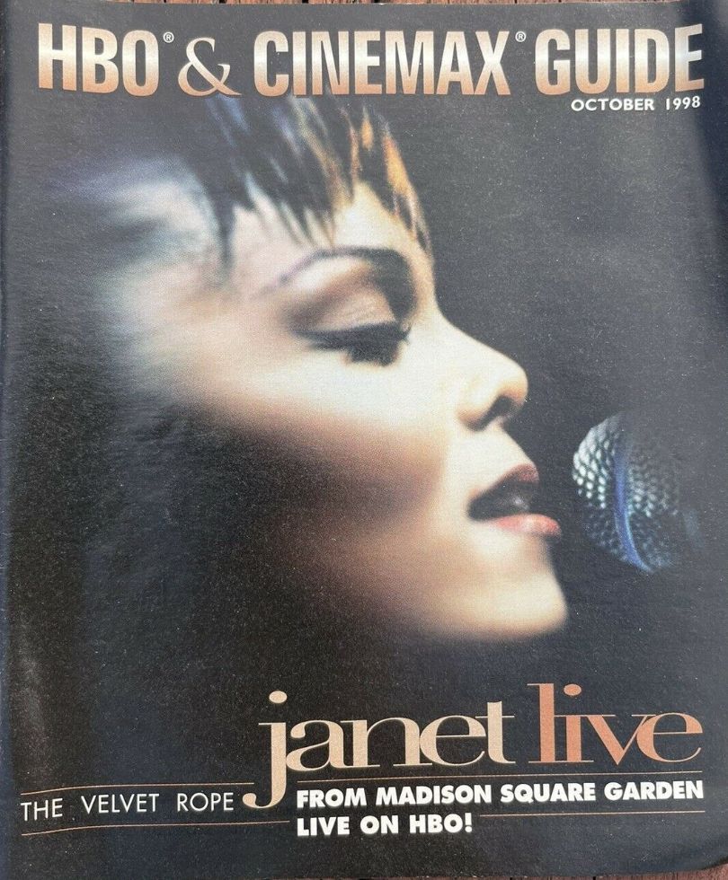 HBO CINEMAX magazine side cover  October 1998