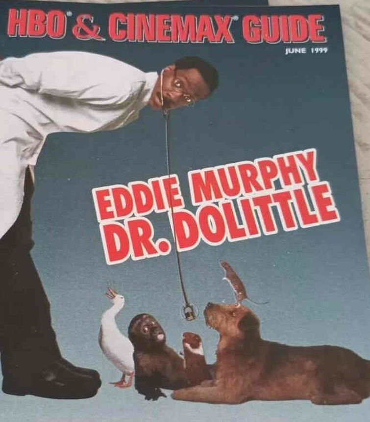 HBO CINEMAX magazine side cover  June 1999