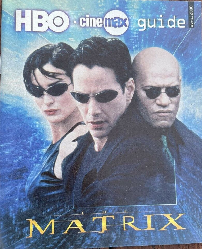 HBO CINEMAX magazine side cover  April 2000