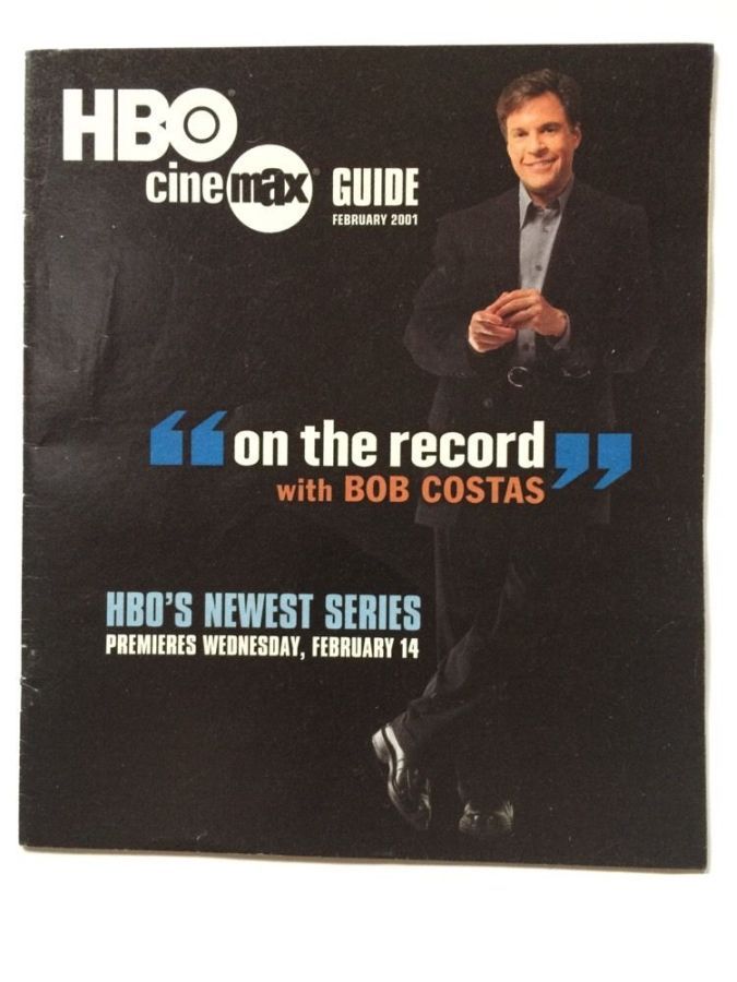 HBO CINEMAX magazine side cover  February 2001