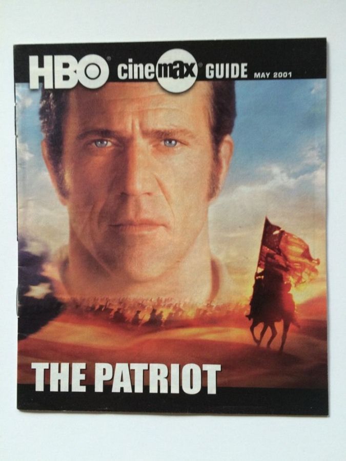 HBO CINEMAX magazine side cover  May 2001