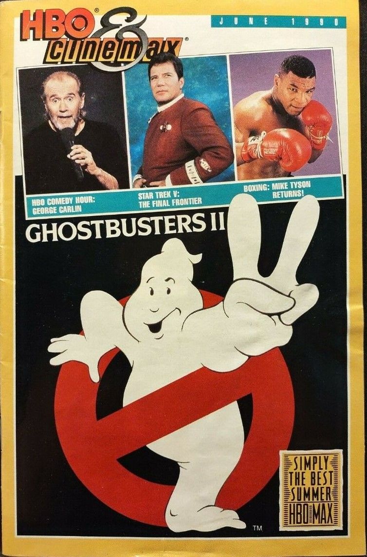 HBO CINEMAX magazine side cover  June 1990