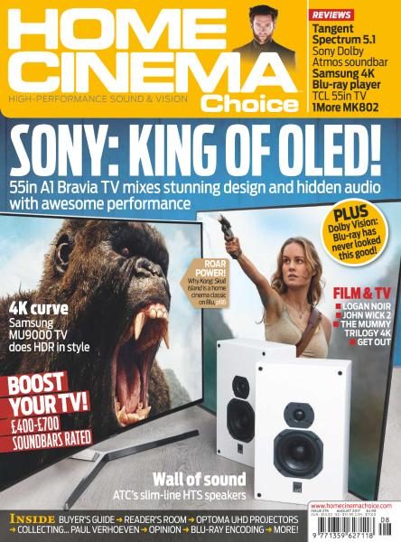 HOME CINEMA CHOICE magazine side cover Issue 275 August 2017