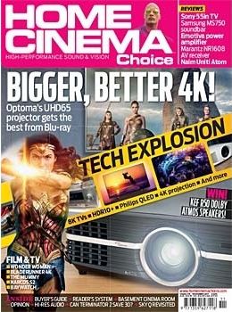 HOME CINEMA CHOICE magazine side cover Issue 278  November 2017