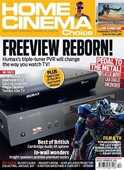 HOME CINEMA CHOICE magazine side cover Issue 279  December 2017