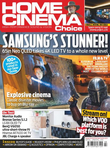 HOME CINEMA CHOICE magazine side cover Issue 319  March 2021