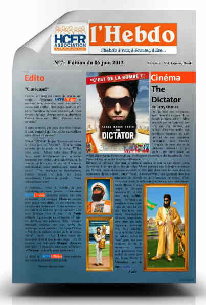 HCFR L HEBDO magazine side cover Issue 7 6 June 2012