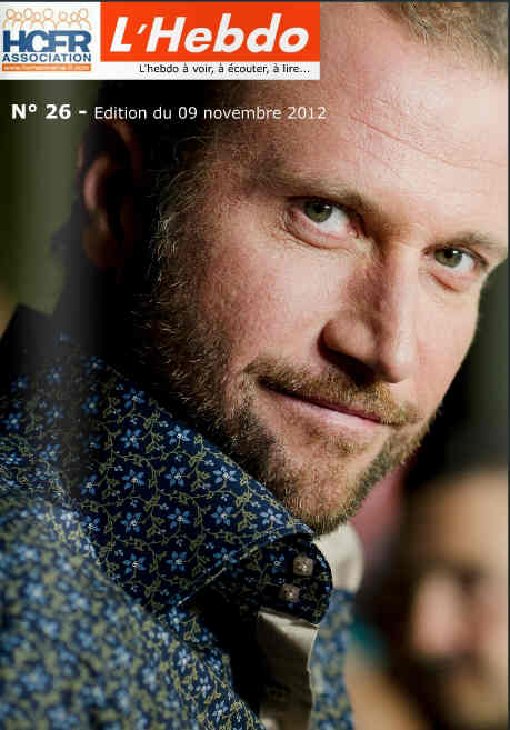 HCFR L HEBDO magazine side cover Issue 26 9 November 2012