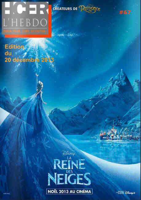 HCFR L HEBDO magazine side cover Issue 67 20 December 2013