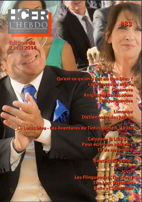 HCFR L HEBDO magazine side cover Issue 83 2 May 2014