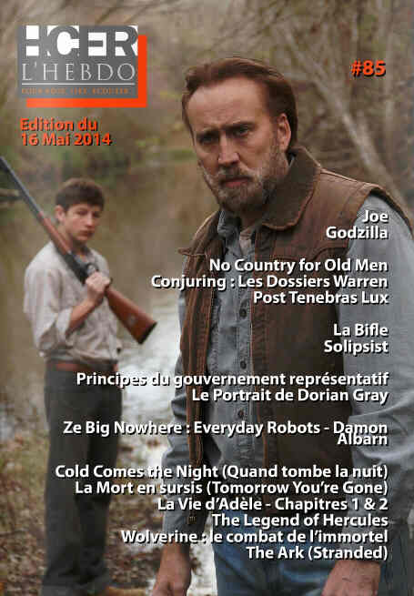 HCFR L HEBDO magazine side cover Issue 85 16 May 2014