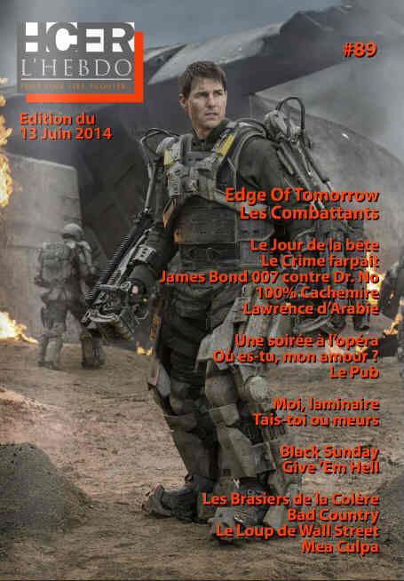 HCFR L HEBDO magazine side cover Issue 89 13 June 2014