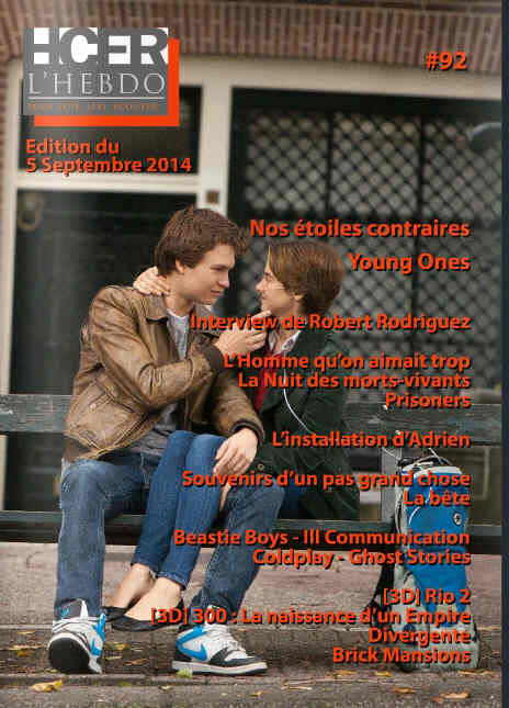 HCFR L HEBDO magazine side cover Issue 92 5 September 2014