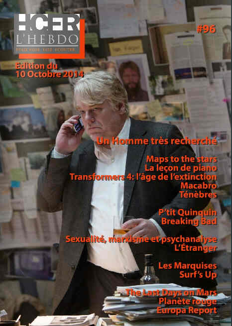 HCFR L HEBDO magazine side cover Issue 96 10 October 2014