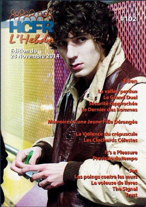 HCFR L HEBDO magazine side cover Issue 102 28 November 2014