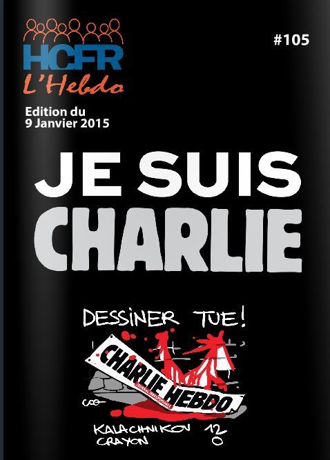 HCFR L HEBDO magazine side cover Issue 105 9 January 2015