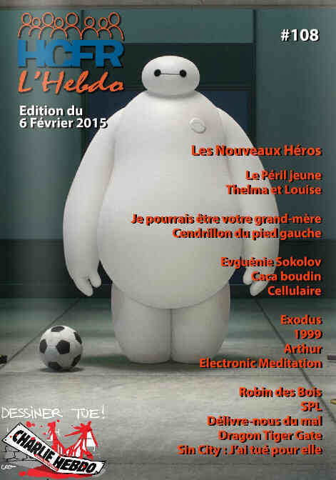 HCFR L HEBDO magazine side cover Issue 108 6 February 2015