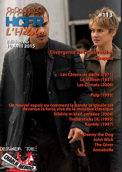 HCFR L HEBDO magazine side cover Issue 113 10 April 2015