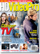HD VIDEO PRO magazine side cover September/October 2009