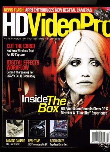 HD VIDEO PRO magazine side cover November/December 2009