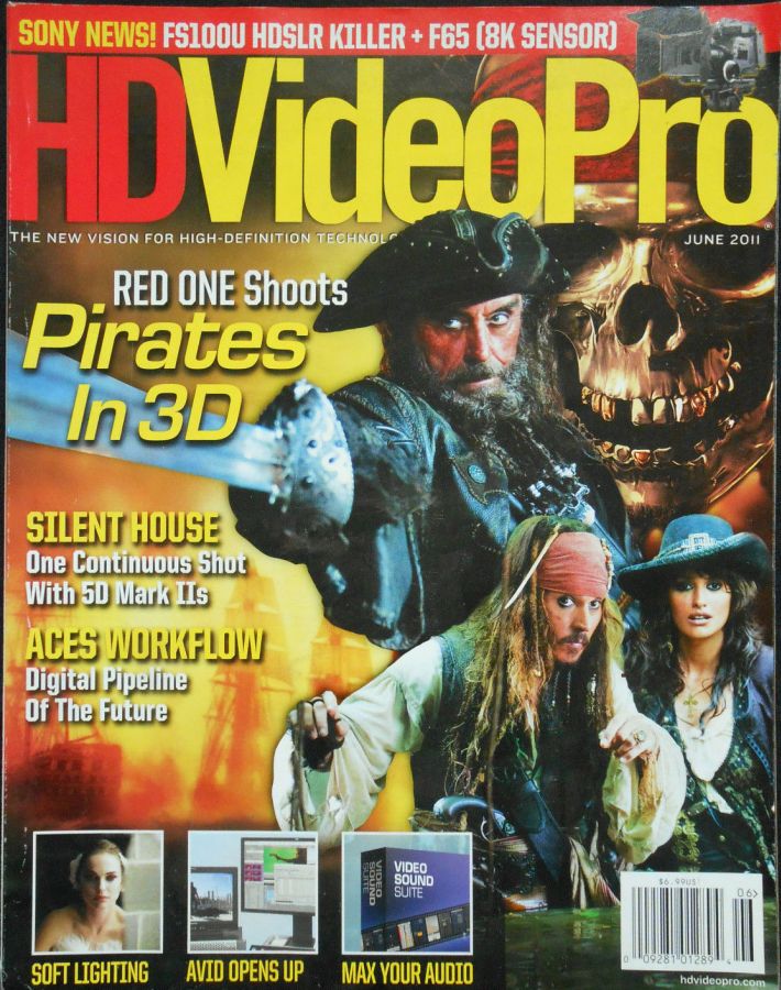 HD VIDEO PRO magazine side cover June 2011
