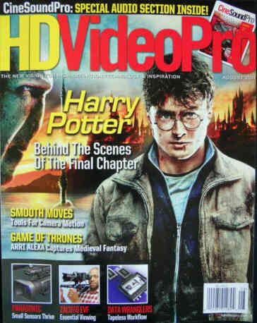 HD VIDEO PRO magazine side cover August 2011