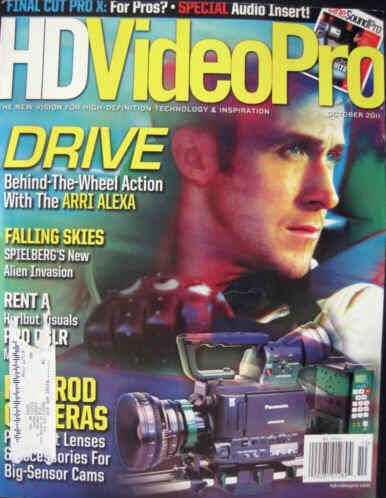 HD VIDEO PRO magazine side cover October 2011