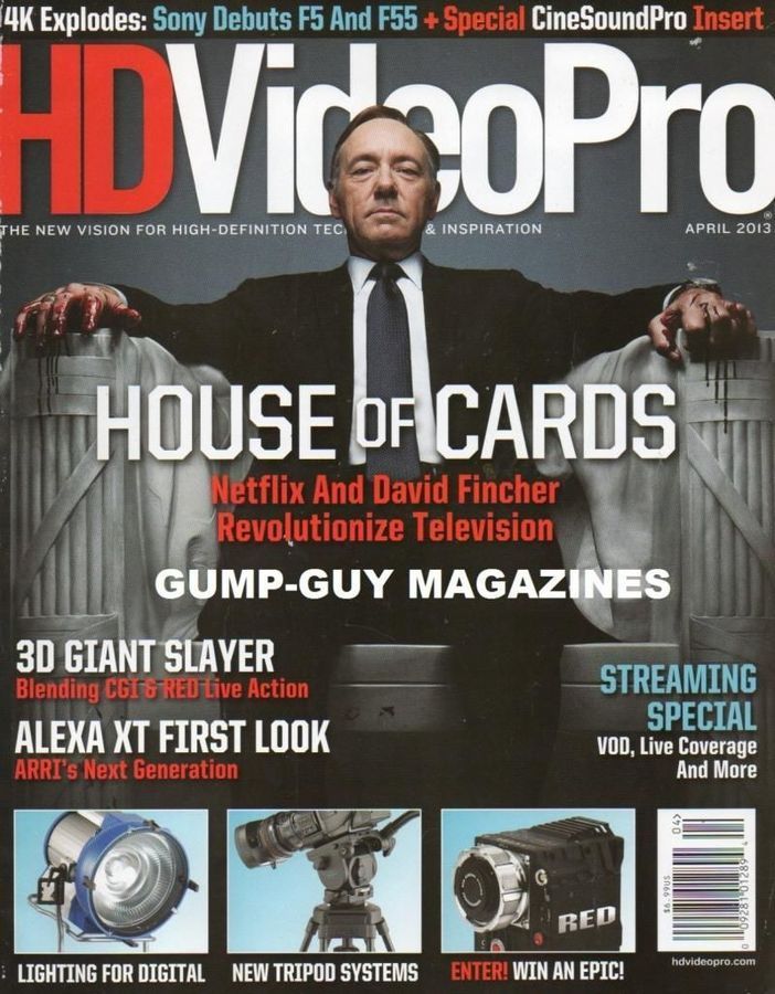 HD VIDEO PRO magazine side cover April/May 2013