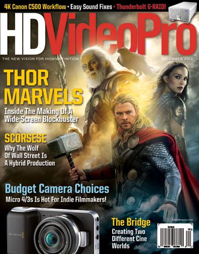 HD VIDEO PRO magazine side cover December 2013
