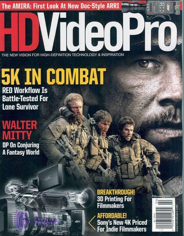 HD VIDEO PRO magazine side cover February/March 2014